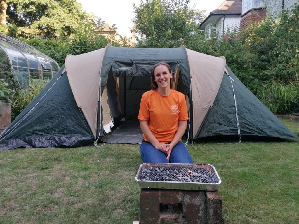 Our year in review- Pitching my tent for Camp@Home