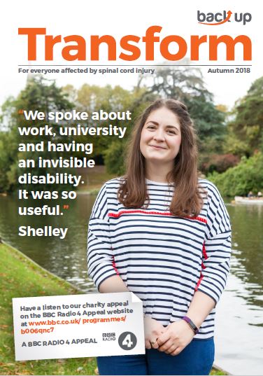 Front cover of our Autumn 2018 Transform magazine