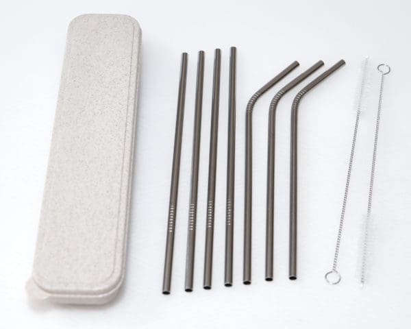 Reusable metal straws