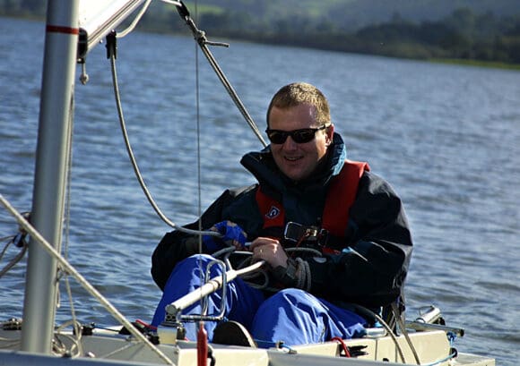 David before lockdown, sailing