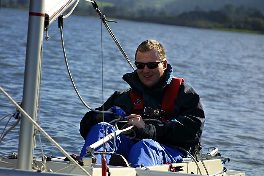 David before lockdown, sailing