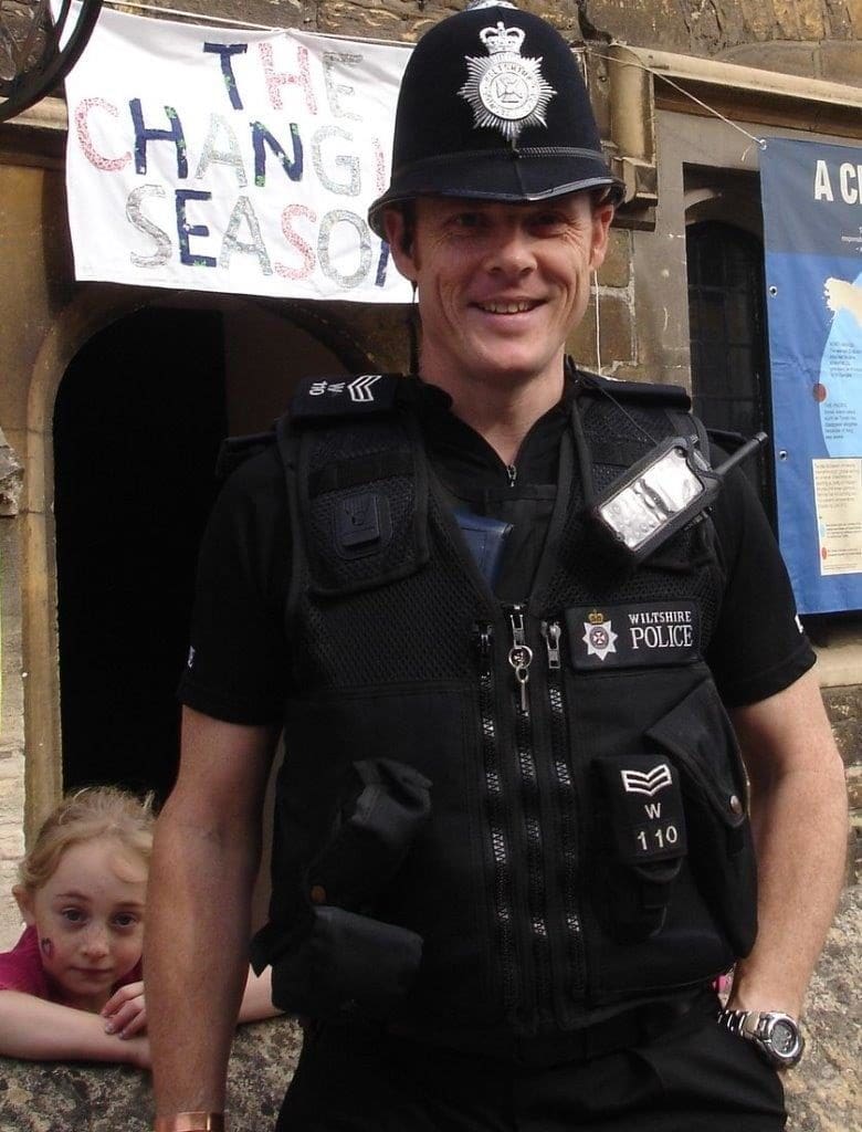 Neil during his time in the police force
