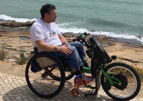 A photo of Tim outdoors from his 'learning to adjust' story.