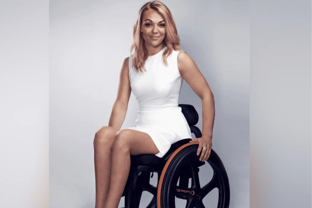 Our patron and founder of Heels for Wheels, Sophie Morgan