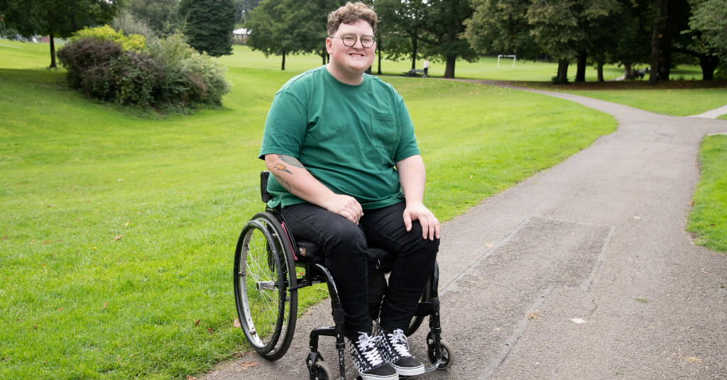 Noah, a man with a spinal cord injury who Back Up supported with dating and spinal cord injury