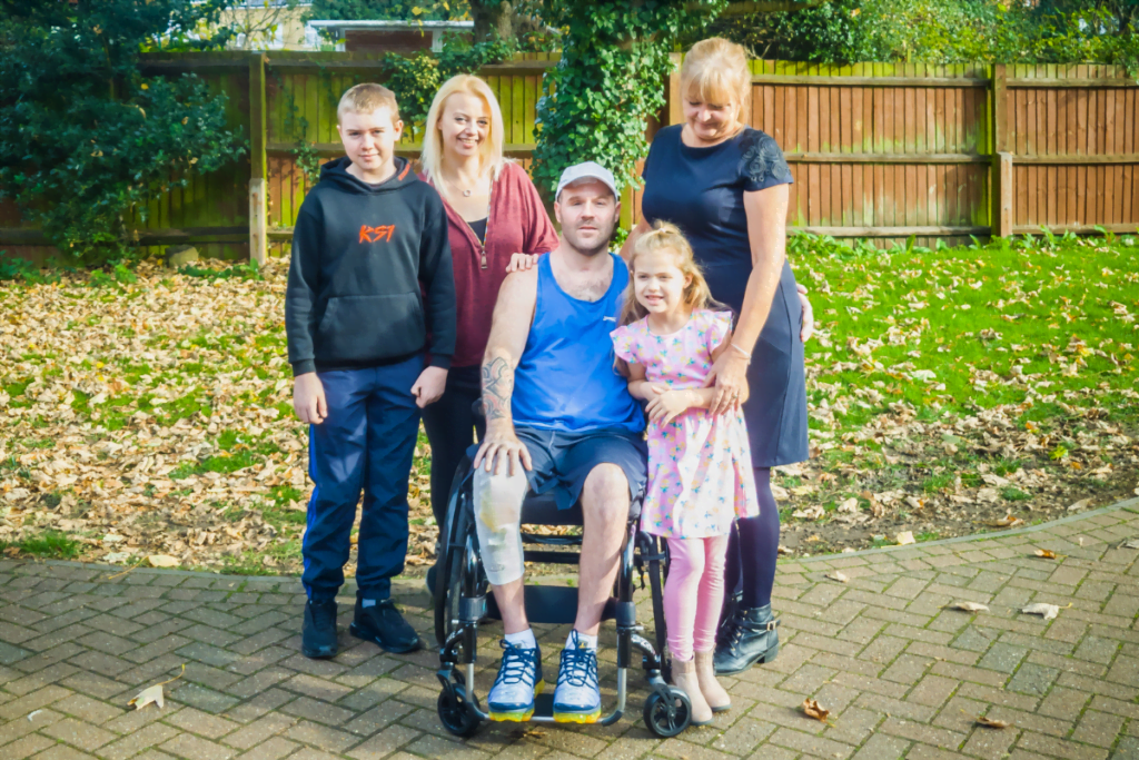 Lorraine with her son Christopher who we supported after spinal cord injury. read our impact report to hear their story