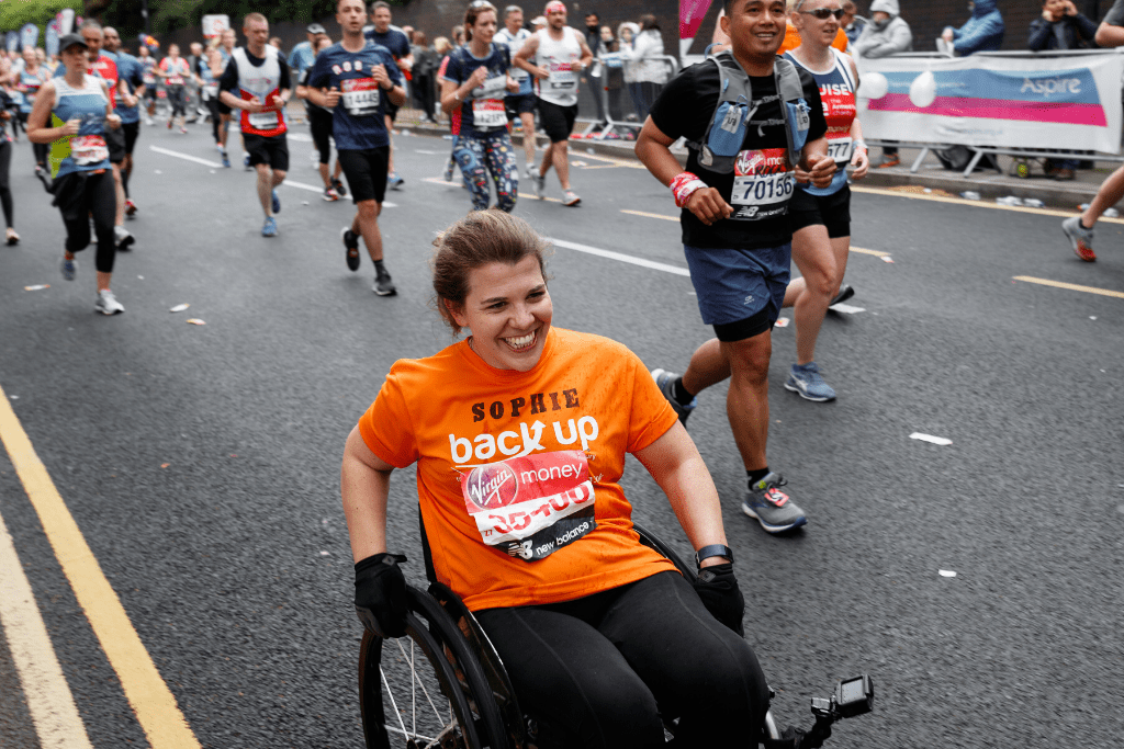 Sophie, one of our London Marathon fundraising challenge participants