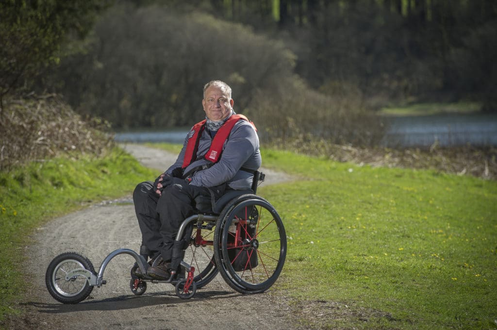 Participant on one of our multi-activity courses