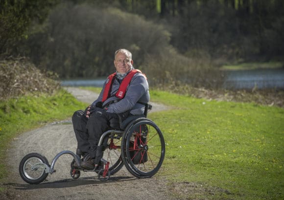 Participant on one of our multi-activity courses