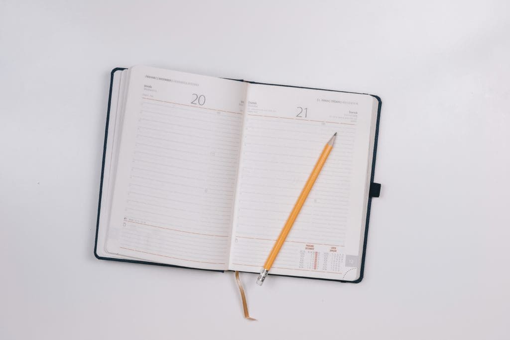 An image of a pain management diary