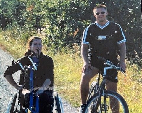 Sarah, hand cycling and rebuilding her independence