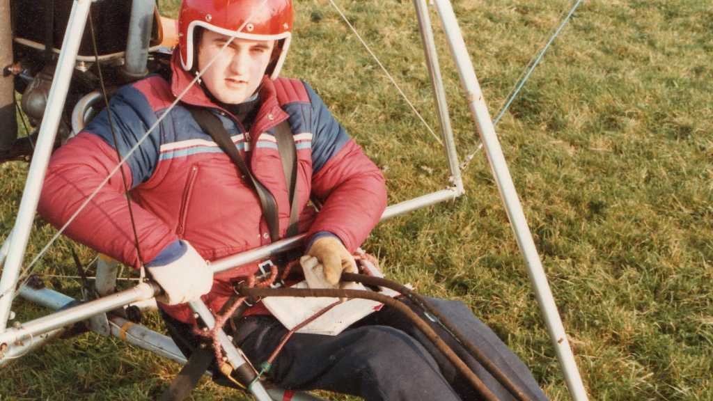 steve, who told us about his experiences ageing after spinal cord injury, taking part in some paragliding