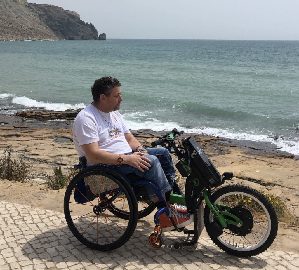 A photo of Tim outdoors from his 'learning to adjust' story.